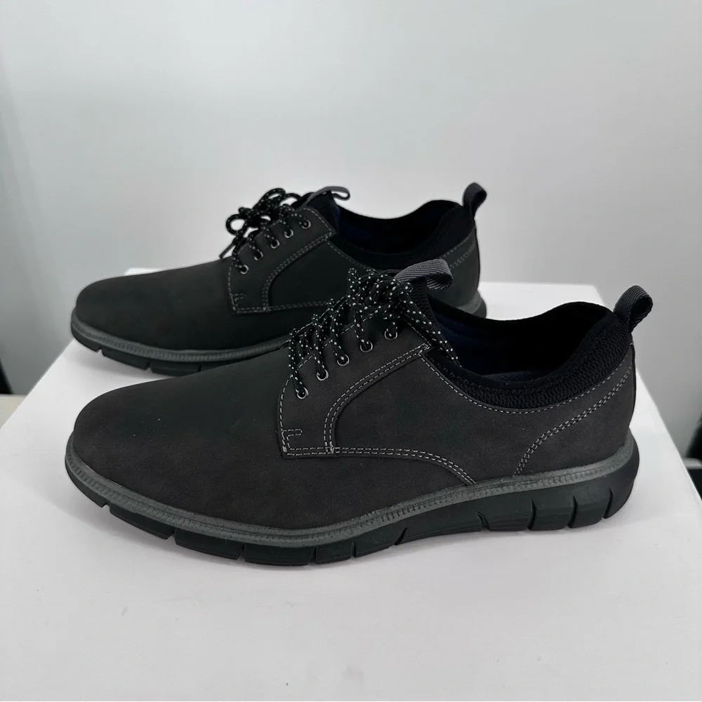 Dockers Men’s Cooper Oxfords in Black size 9 Business Casual Shoes Lace Up NEW